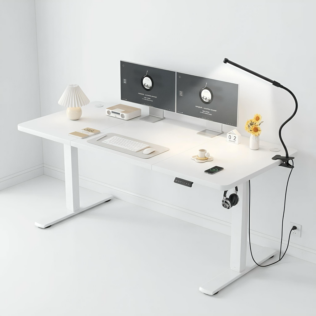 Lampe clip LED bureau lecture noire