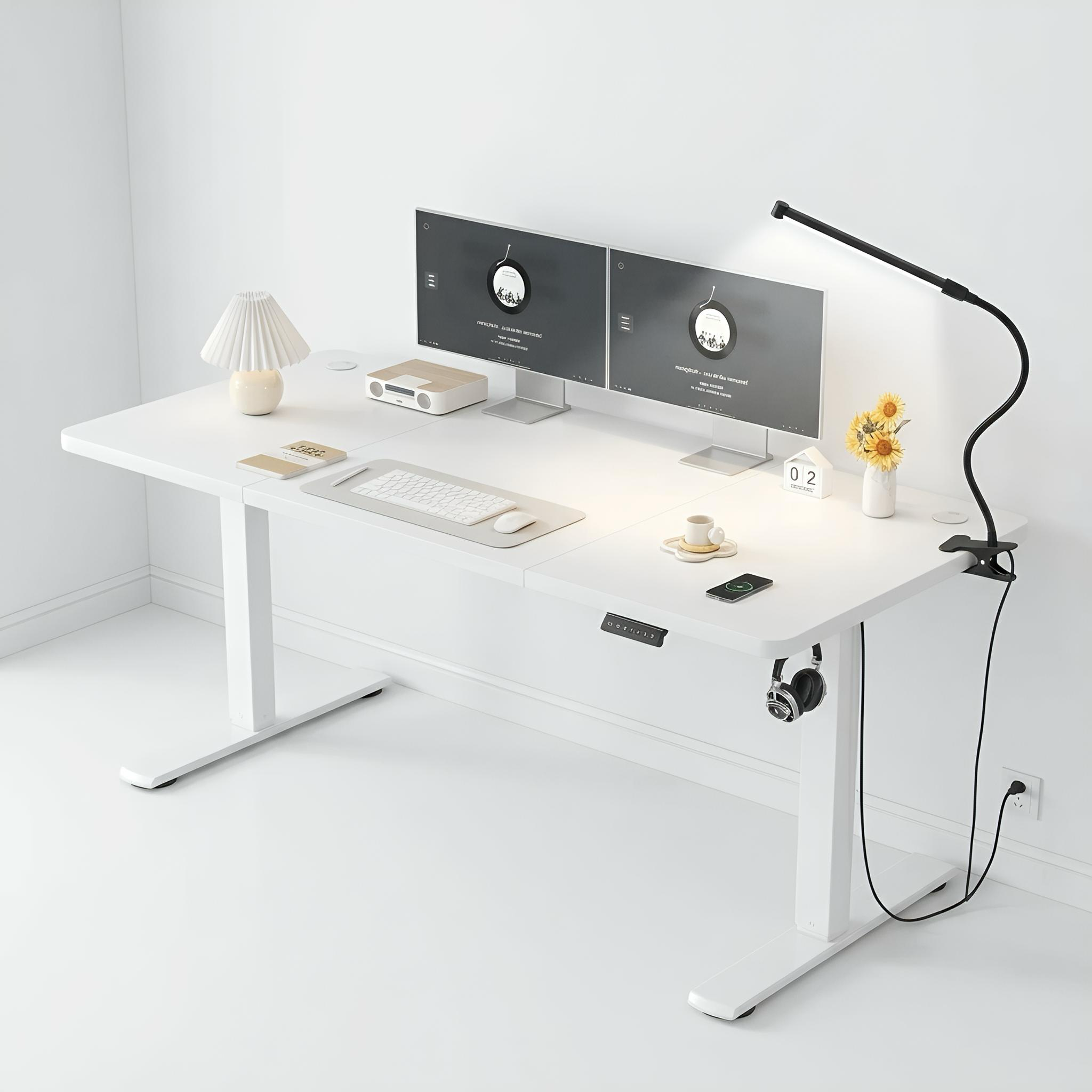 Lampe clip LED bureau lecture noire