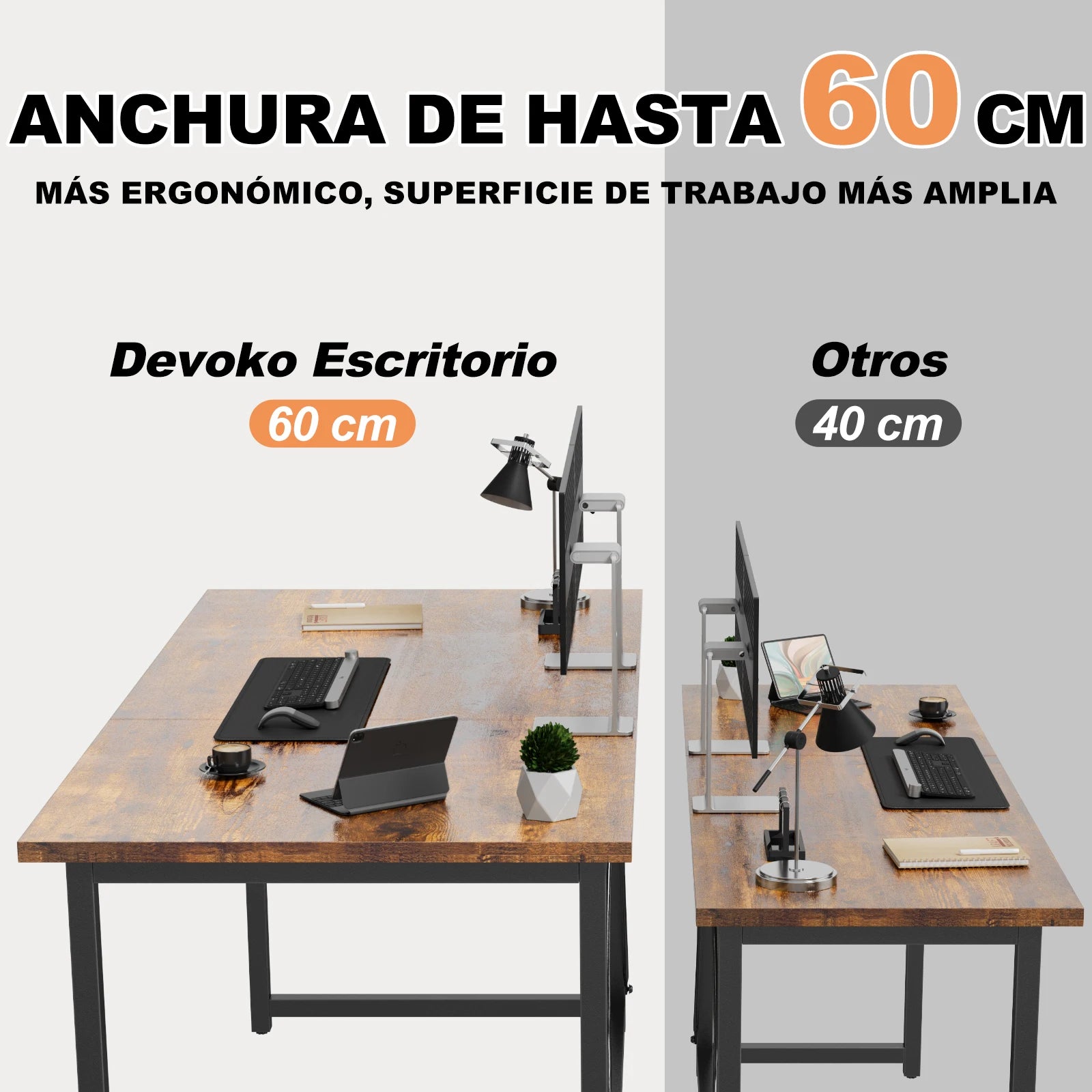 Bureau ergonomique réglable hauteur assis debout