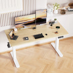 Bureau électrique réglable hauteur 140 cm mémoire USB