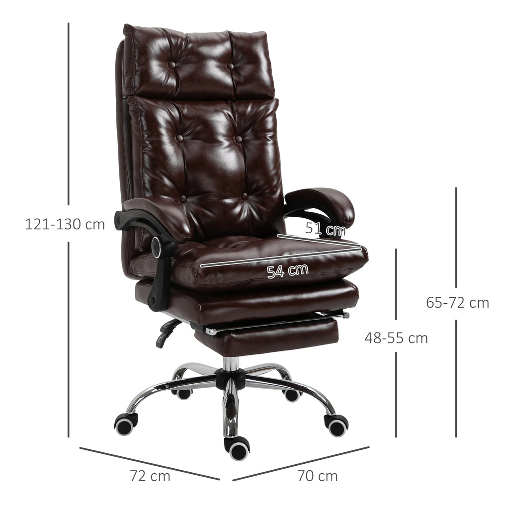 Chaise de bureau ergonomique inclinable avec repose pieds