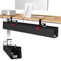 Goulotte rangement câble sous bureau sans perçage